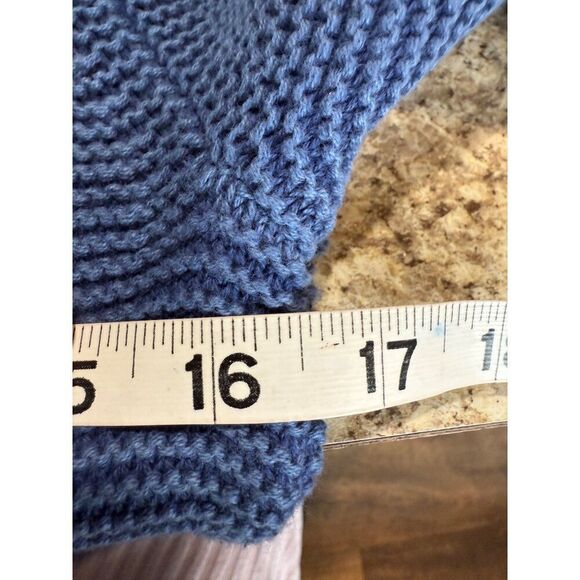 Tommy Bahama Blue V Neck Long Sleeve Sweater - Picture 4 of 10